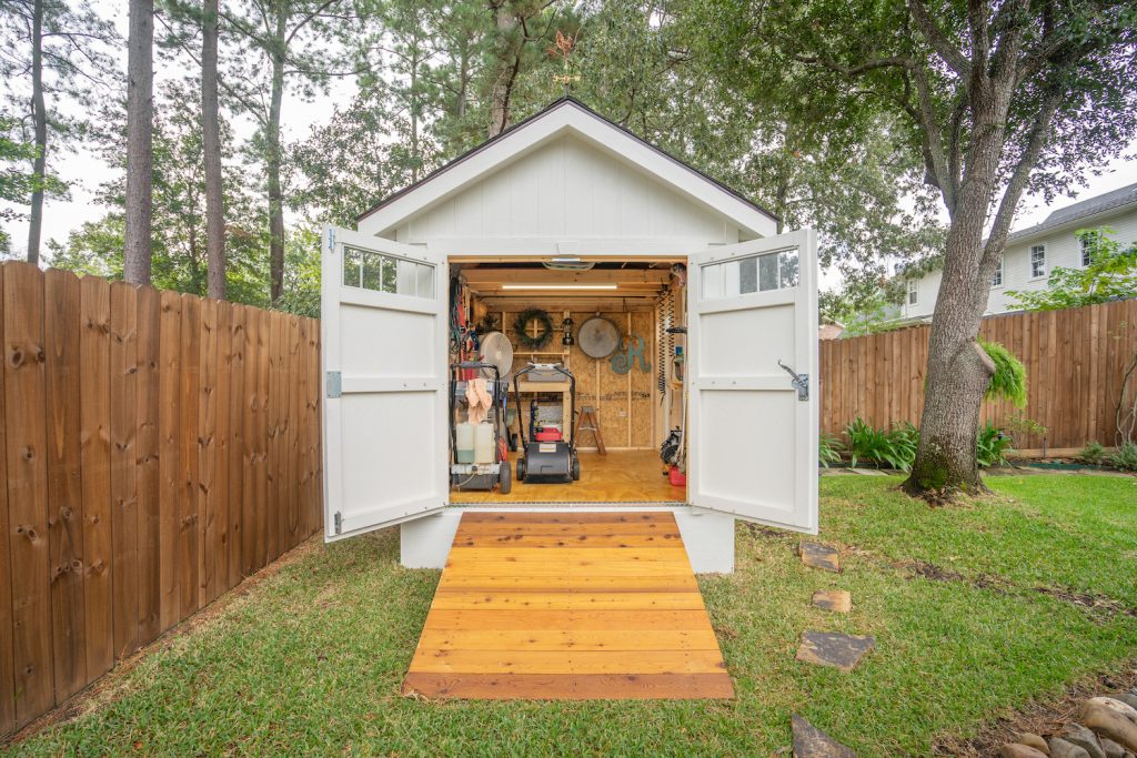 outdoor tool storage shed