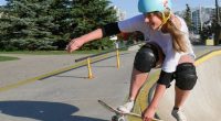 skateboarding pads