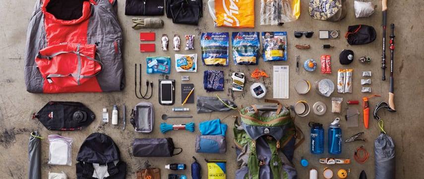 Multiday hiking checklist trail hiking