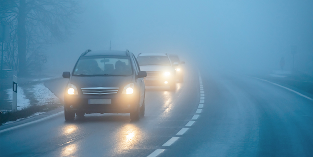 cars with fog lights