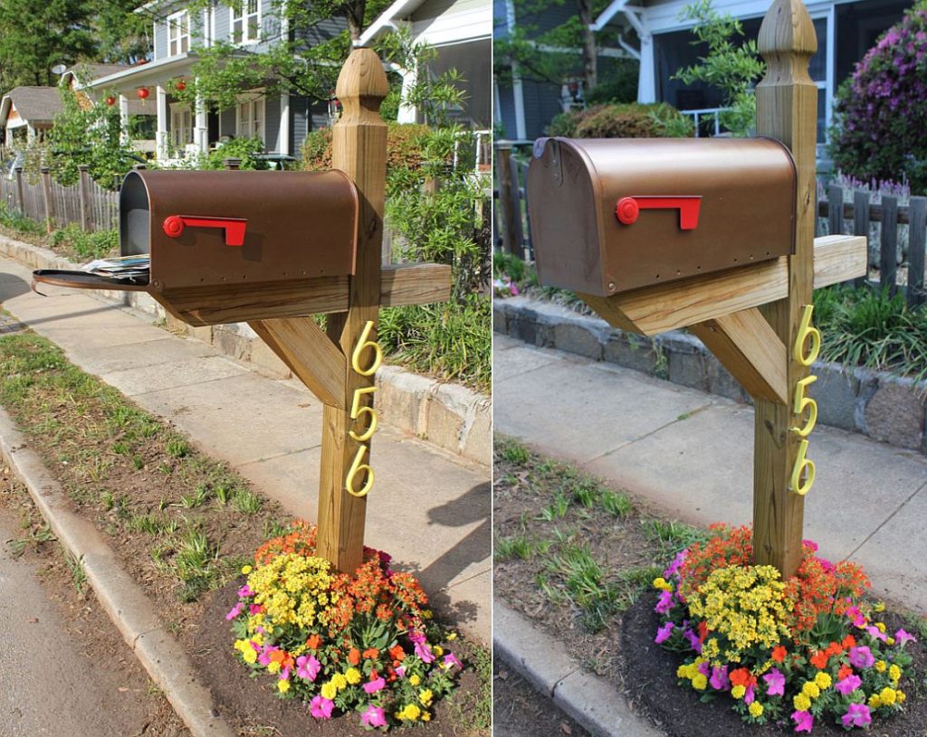 Wood: People love timber mail box designs for their rustic and traditional look. They’re beautiful and natural options for homeowners who want to add a touch of warm and inviting charm to their property. While they may require more maintenance than other materials, the unique and personalised look they provide is worth the effort;