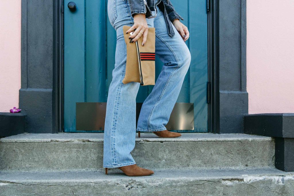 straight leg jeans