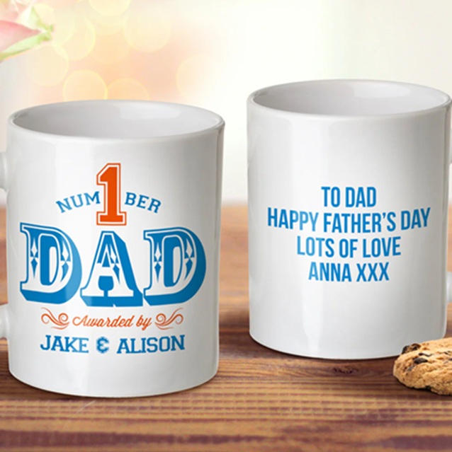 Number 1 Dad Mug
