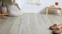 vinyl tiles in the living room