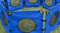 VEBO Deluxe 8 Panel Fabric Pet Exercise Play Pen (Small)