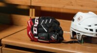 CCM hockey gloves
