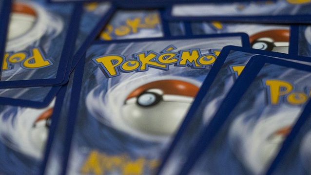 close up of Pokemon tcg